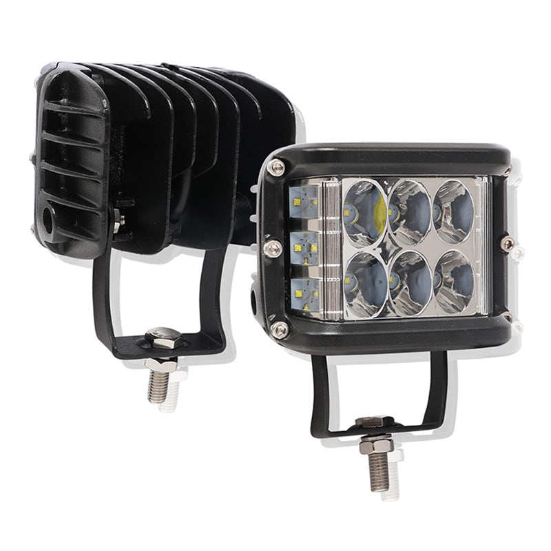 Automobile LED three-sided luminous spotlight