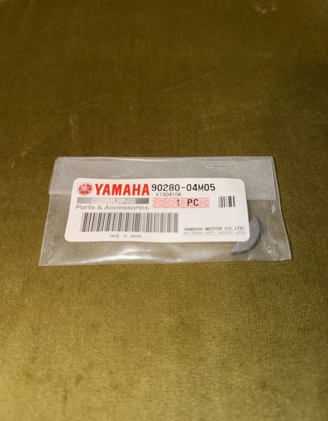 OEM Yamaha Woodruff Key  90280-04M05