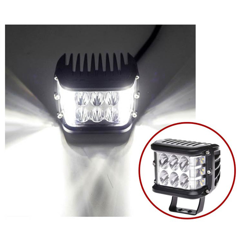 Automobile LED three-sided luminous spotlight