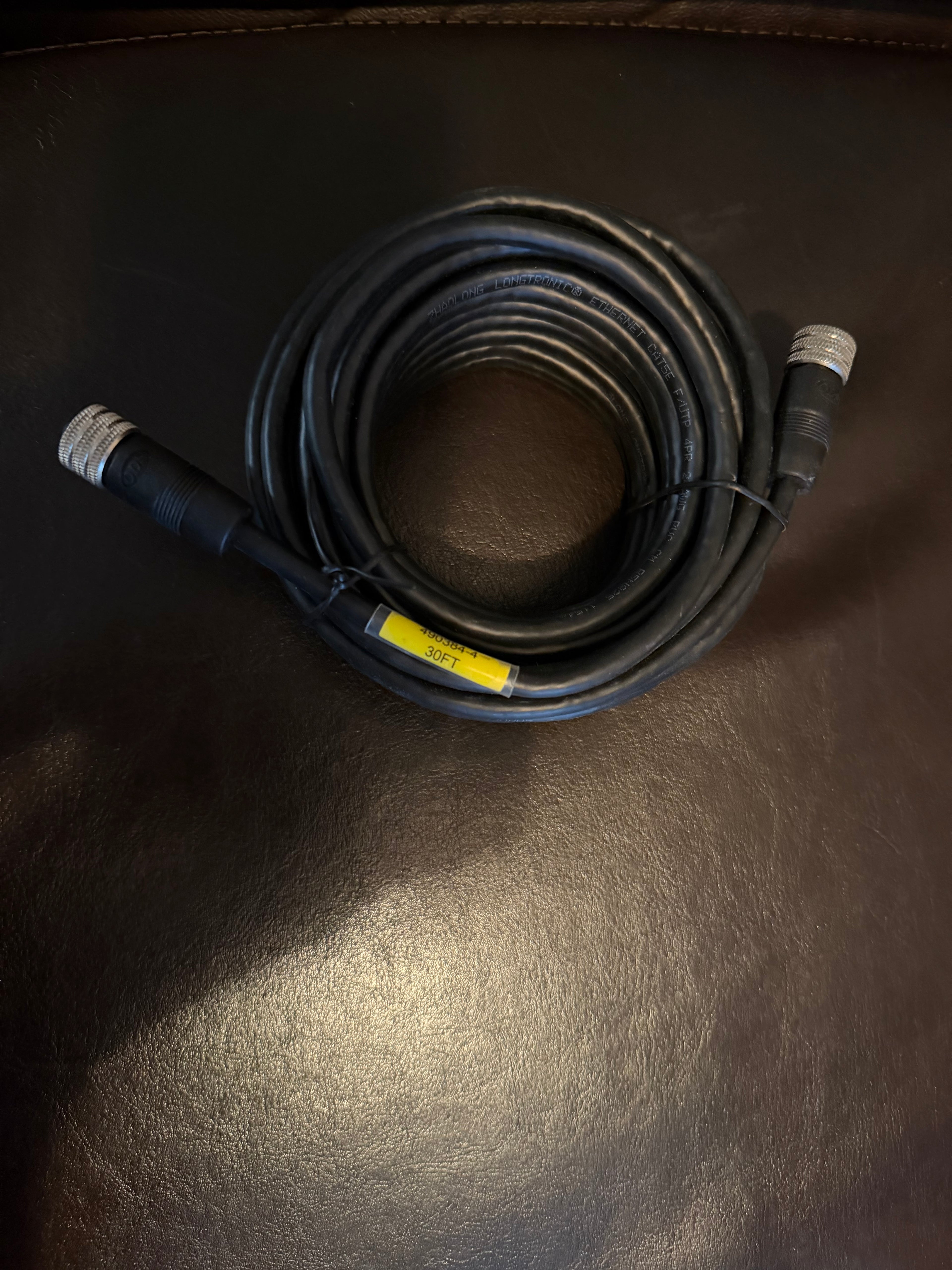 Minn Kota Humminbird AS EC 30E Ethernet Cable 30 FT 490384-4 Marine Network M12