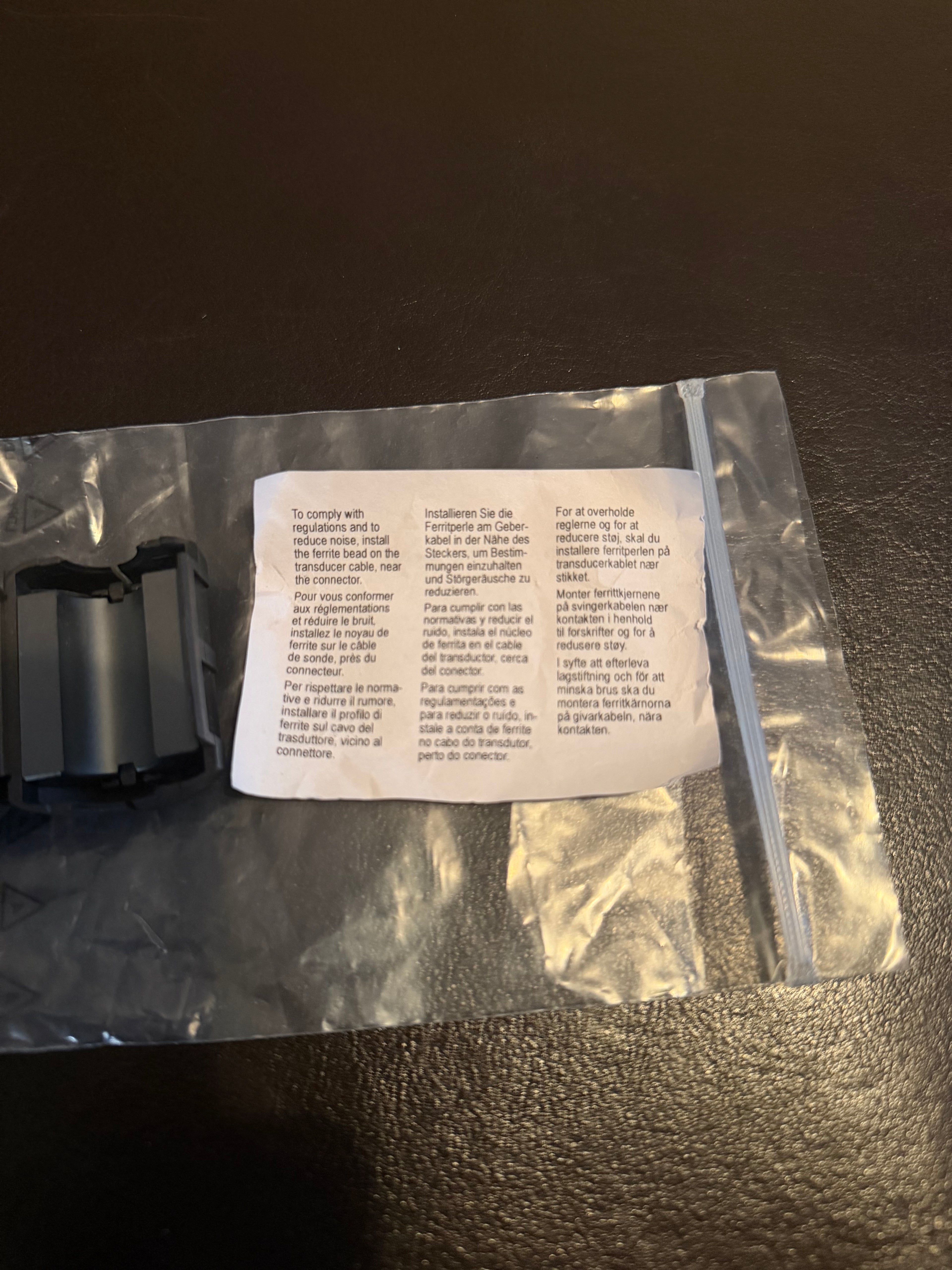 Garmin Cable Ferrite Bead Noise Filter | OEM Split-Core RFI EMI Noise Choke
