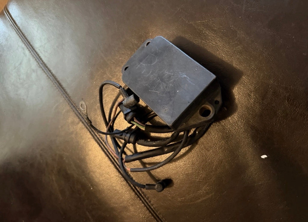 Outboard Power Pack (CDI Unit), likely for a Johnson or Evinrude motor.