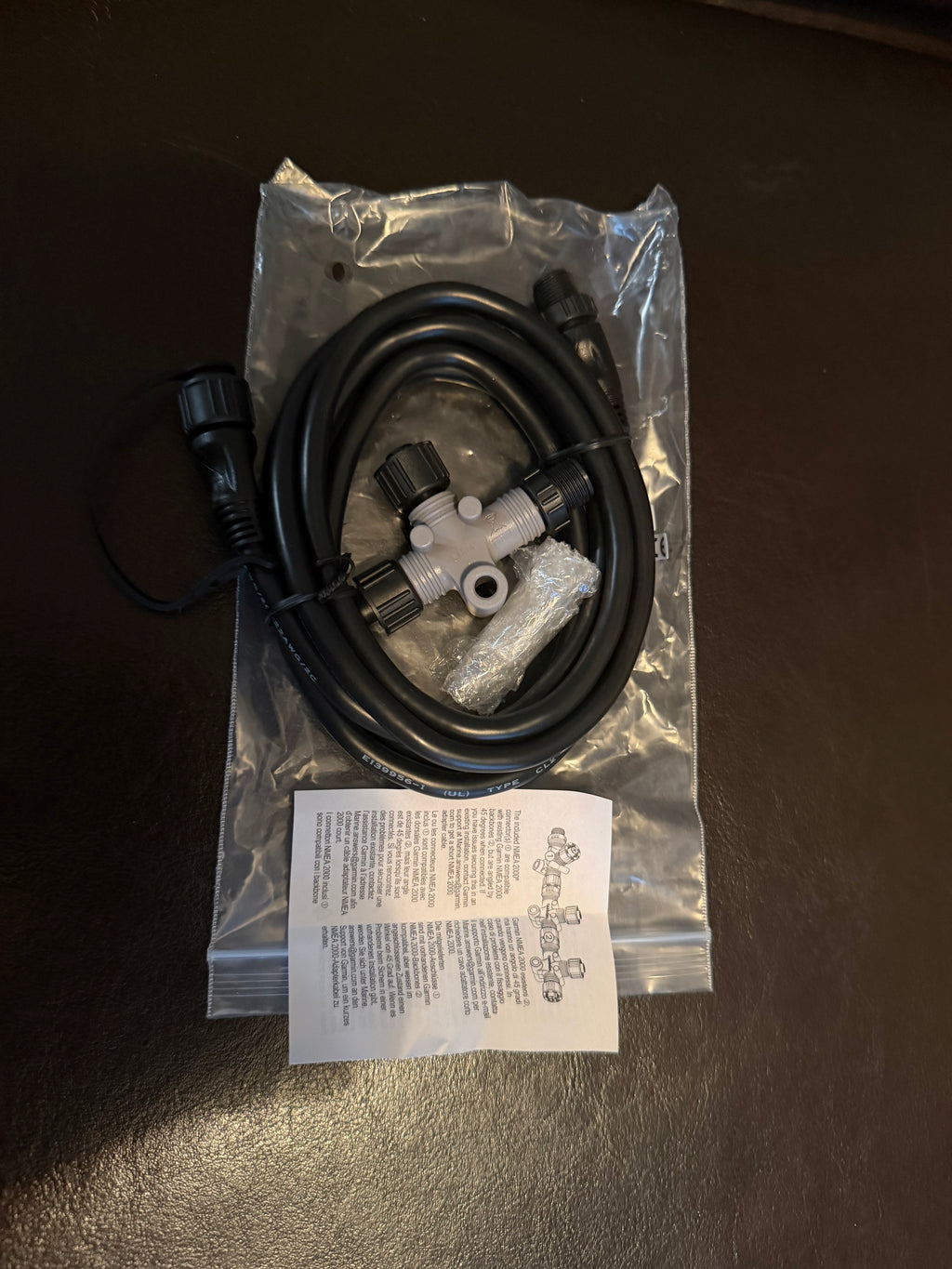 Garmin NMEA 2000 Micro-C Backbone / Drop Cable & 45-Degree T-Connector Multi-Pack Kit