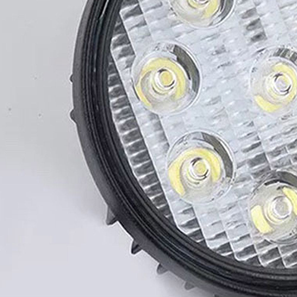10PCS 80W  FLOOD LED Work Lights 12V Boat Off Road Camping Square 4inch Bar